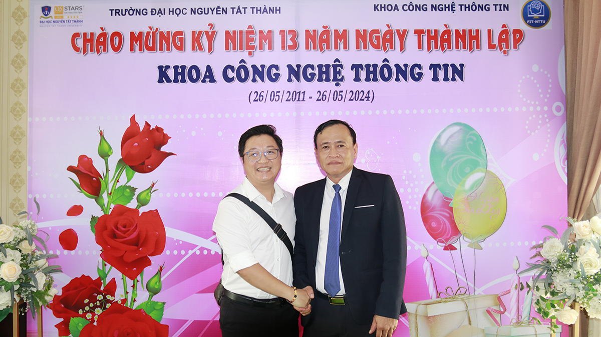 Welcome Event Celebrating the 13th Anniversary of the Founding of the IT Faculty, Nguyen Tat Thanh University (May 26, 2011 - May 26, 2024)